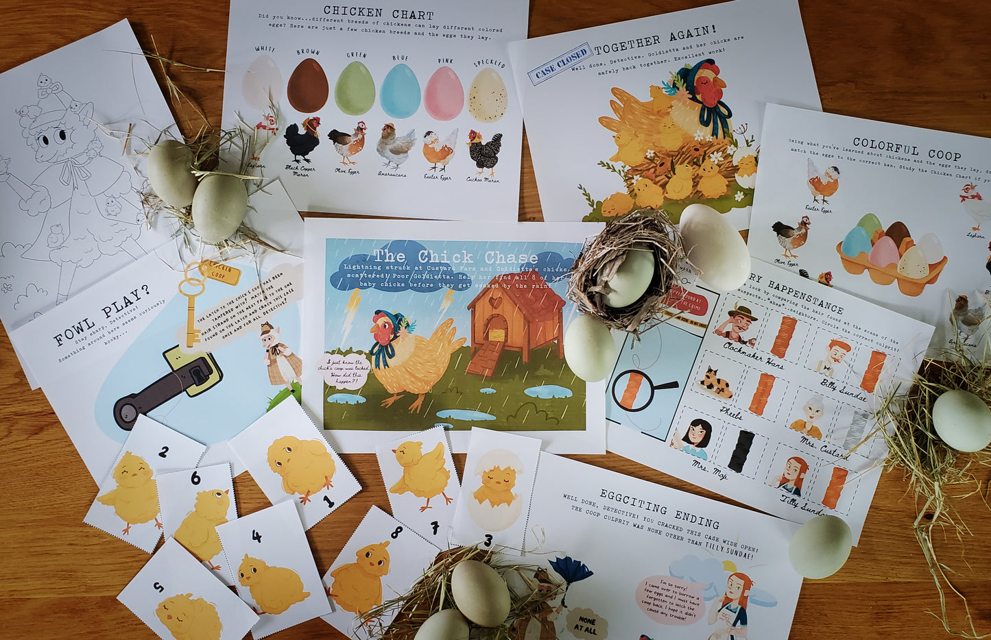 The Chick Chase | A Mini Farm-Themed Detective Mystery Game for Spy Kids