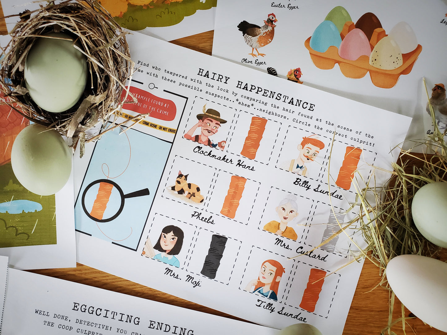 The Chick Chase | A Mini Farm-Themed Detective Mystery Game for Spy Kids