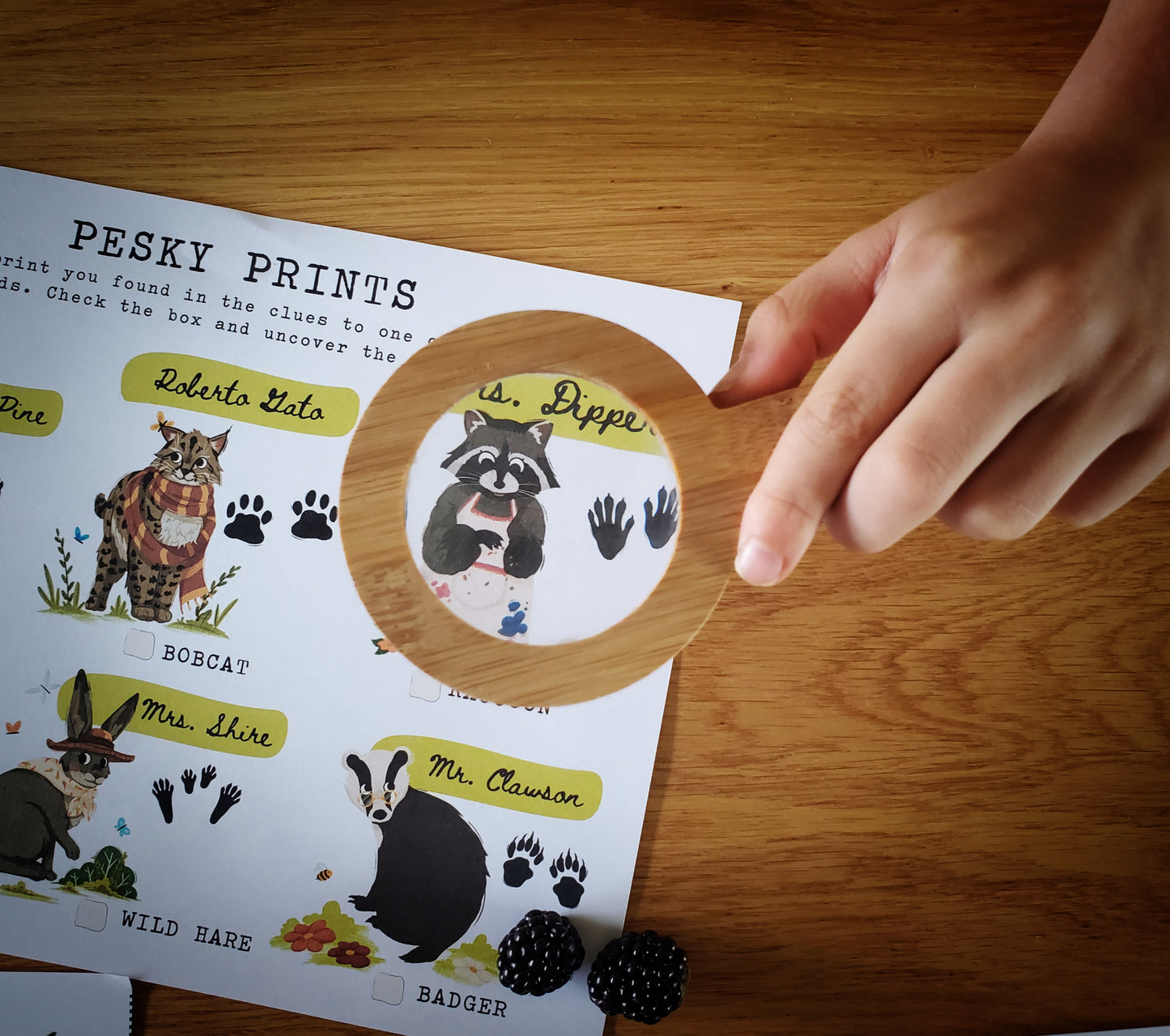 The Forest Fiend | A Berry-Thieving Printable Detective Mystery for Spy Kids!
