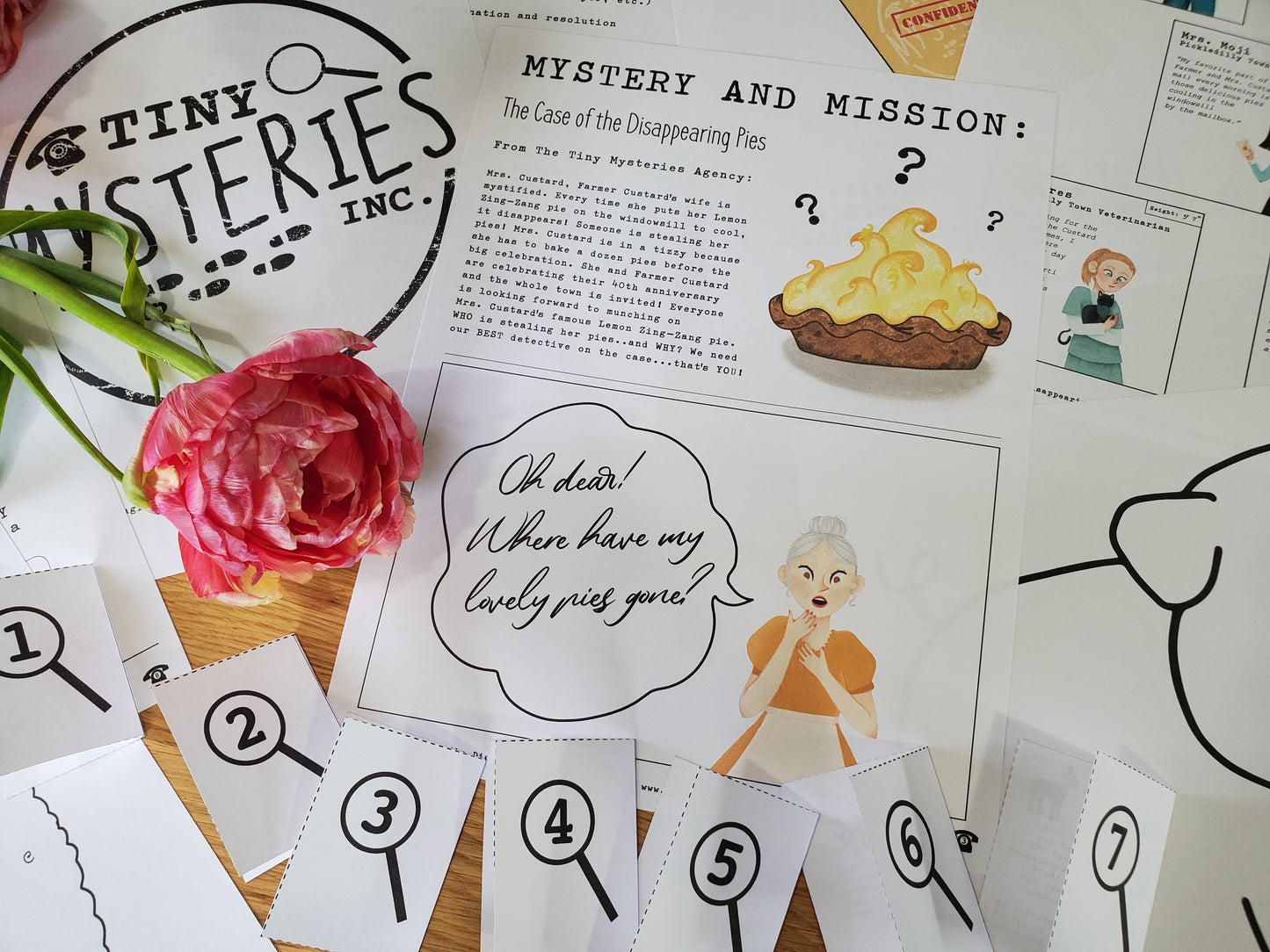 The Case of the Disappearing Pies | Farm-Themed Printable Detective Mystery for Spy Kids!